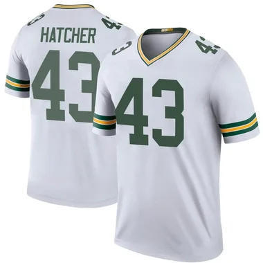 Men's Nike Green Bay Packers Broughton Hatcher Color Rush Jersey - White Legend