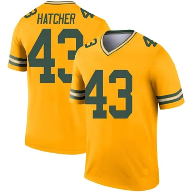 Men's Nike Green Bay Packers Broughton Hatcher Inverted Jersey - Gold Legend