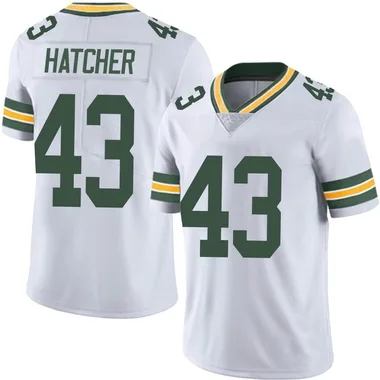 Men's Nike Green Bay Packers Broughton Hatcher Vapor Untouchable Jersey - White Limited