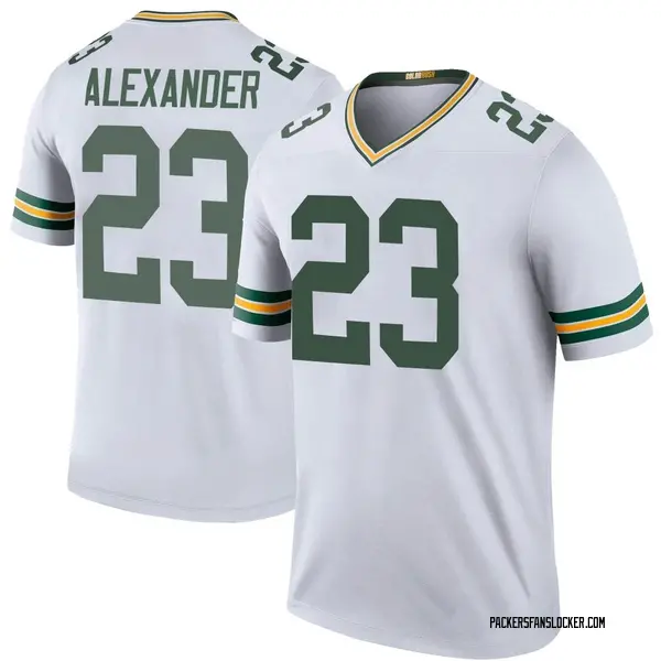 Men S Nike Green Bay Packers Jaire Alexander Color Rush Jersey White Legend