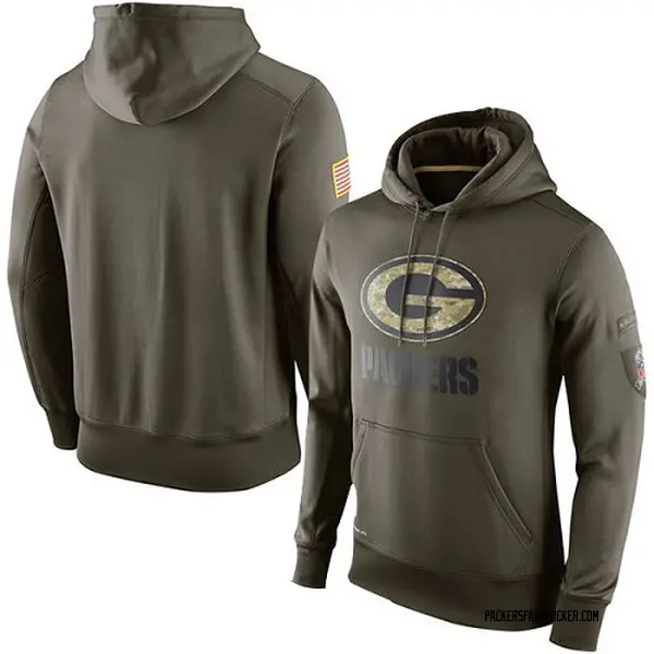 packers salute to service therma hoodie