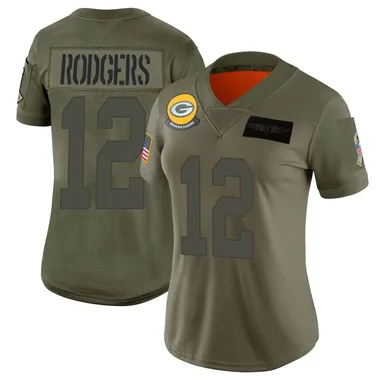 aaron rodgers on field jersey