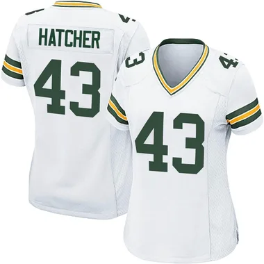 Women's Nike Green Bay Packers Broughton Hatcher Jersey - White Game