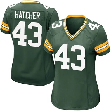 Women's Nike Green Bay Packers Broughton Hatcher Team Color Jersey - Green Game