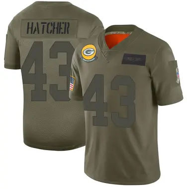 Youth Nike Green Bay Packers Broughton Hatcher 2019 Salute to Service Jersey - Camo Limited